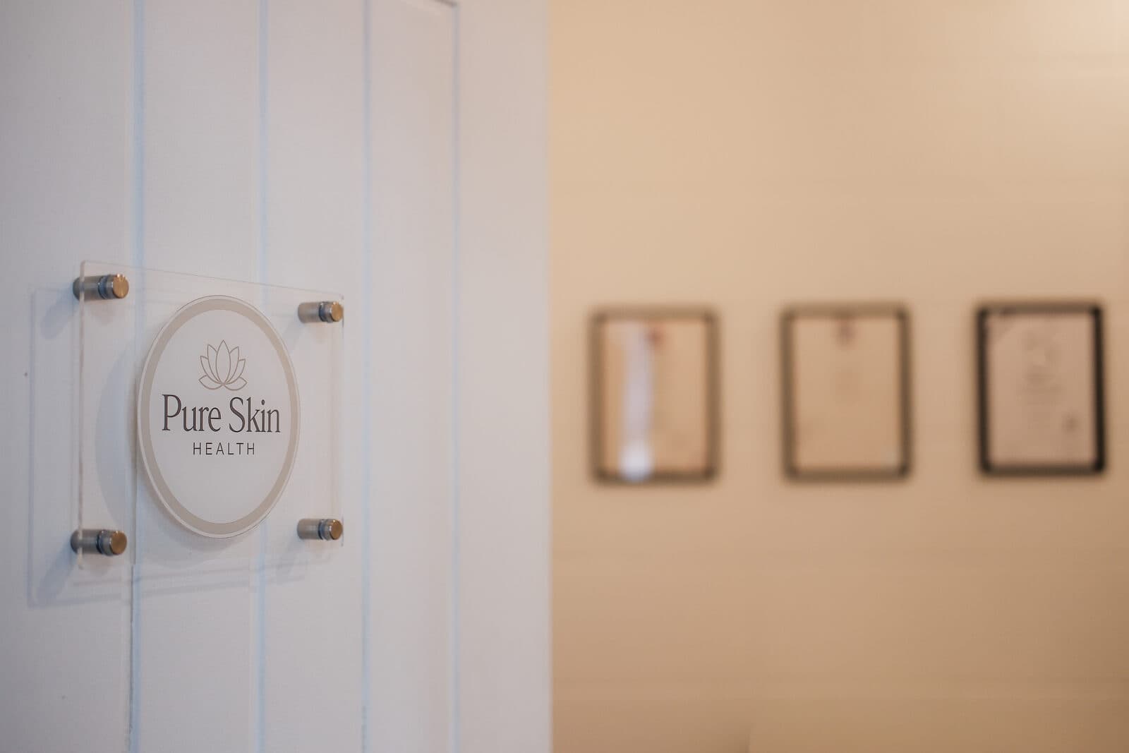Inside the Pure Skin Health clinic in Stratford-upon-Avon